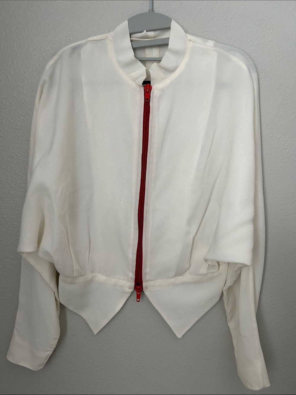 Vintage Custom Tailored Blouse with Zipper